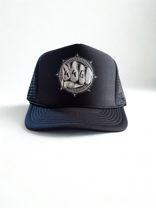 44G Black Trucker